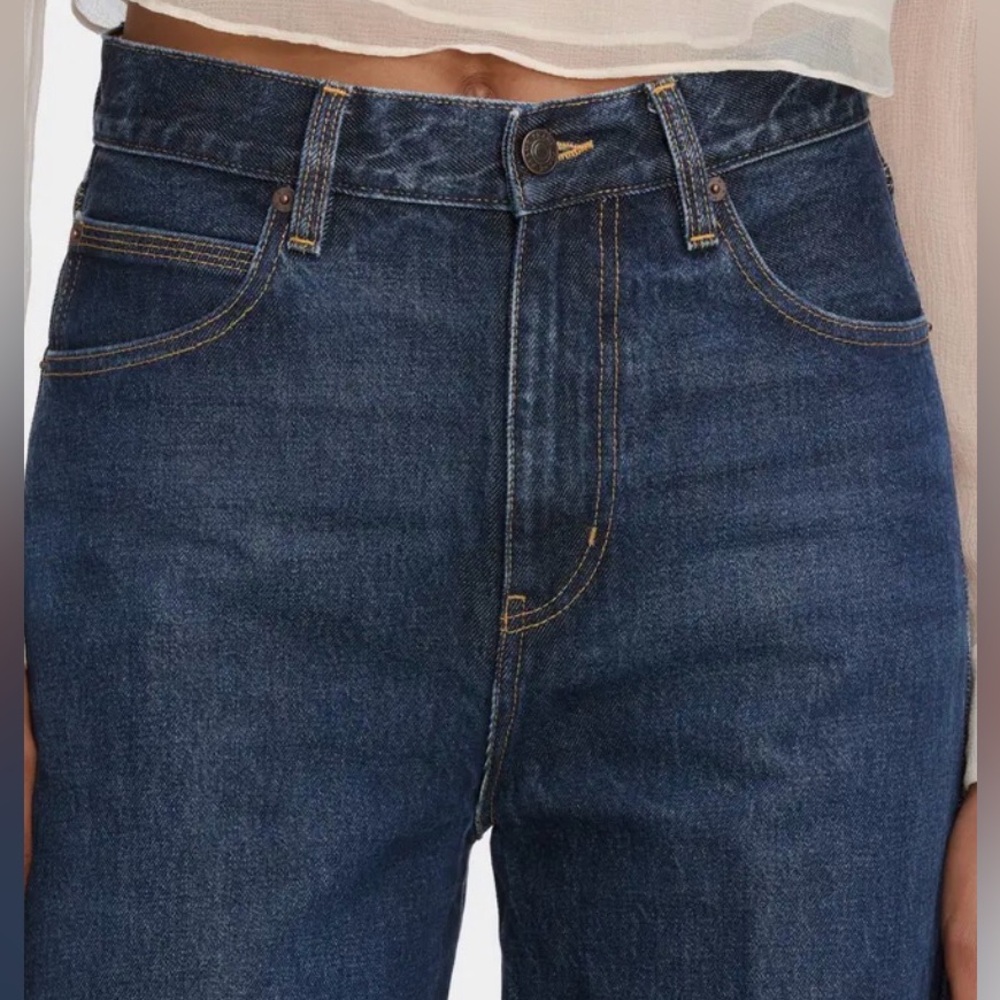 Frame Denim Dark Blue Flare Jeans - Picture 4 of 9